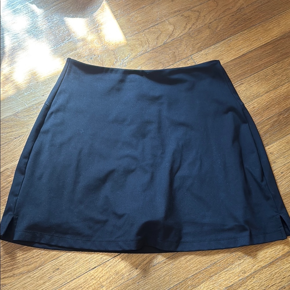 Girlfriend Collective Black Sport Skort, Size Medium